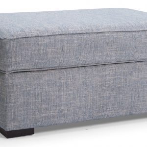 Grey Georgian Ottoman